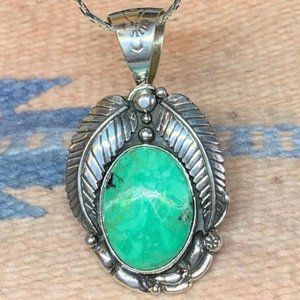 Emerald Valley Turquoise Pendant #3465